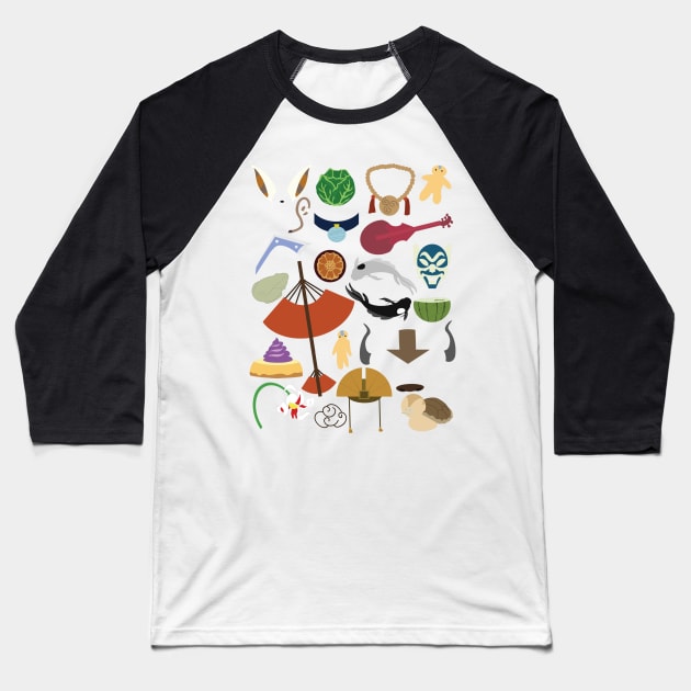 Avatar the Last Airbender Collage Baseball T-Shirt by bwoody730